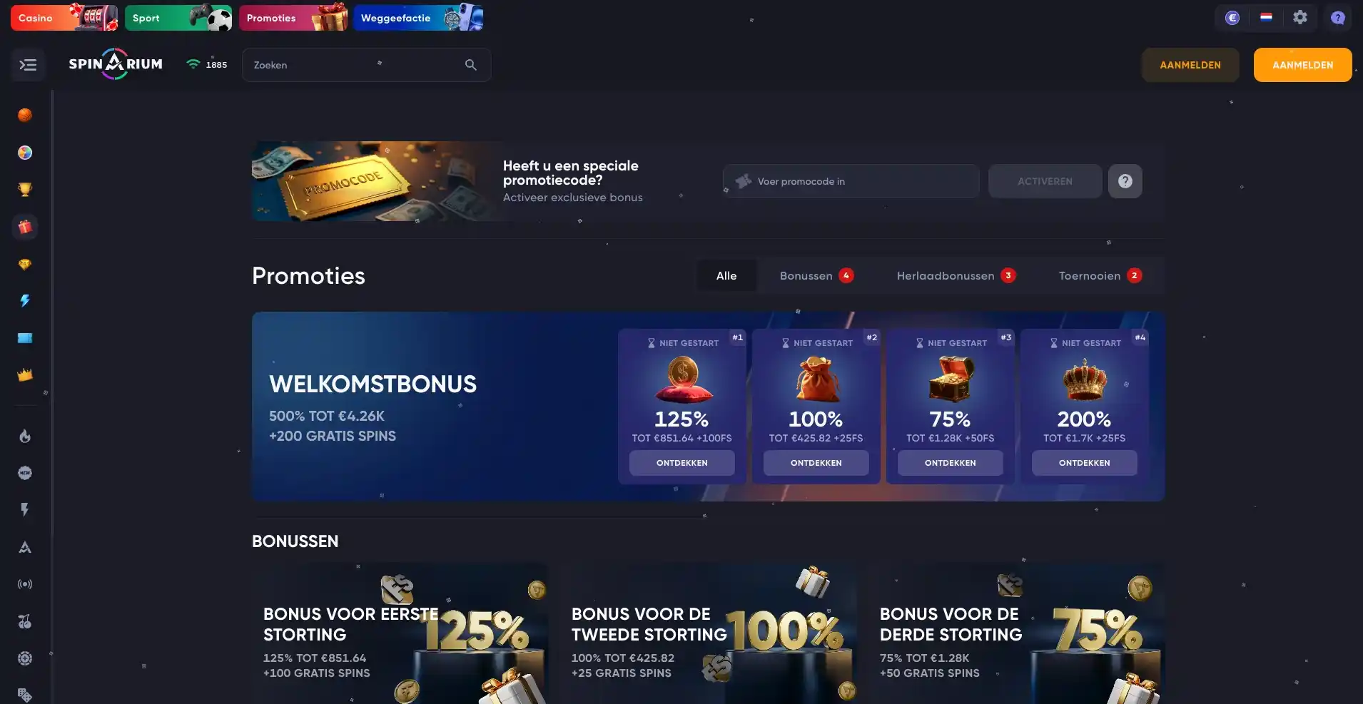 spinarium promotions