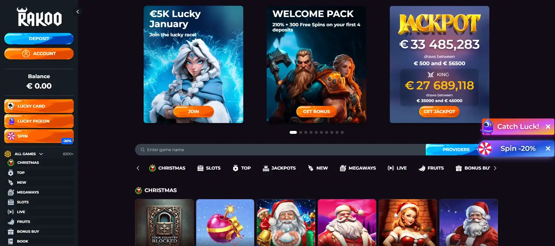 rakoo main page