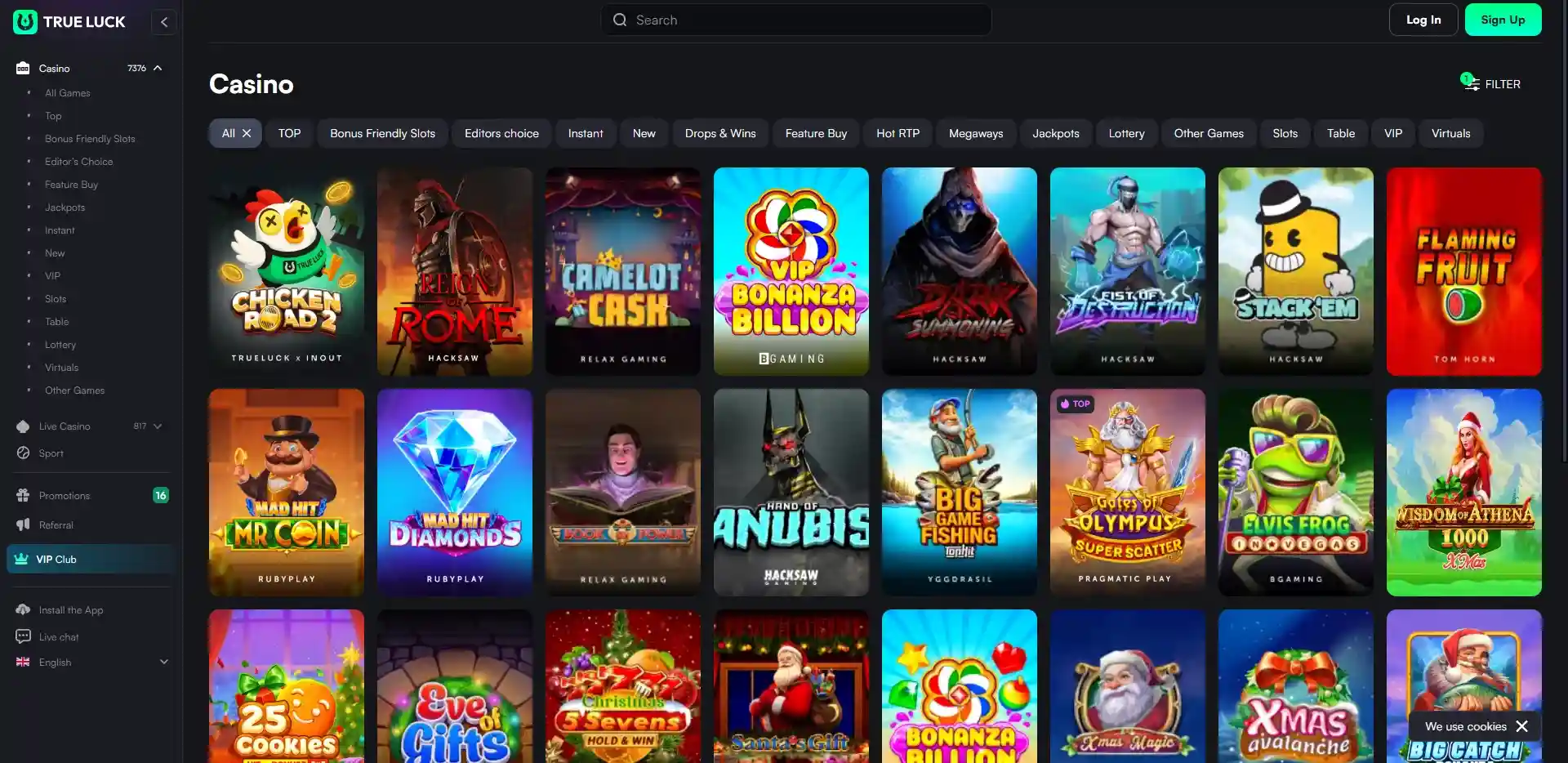 trueluck games