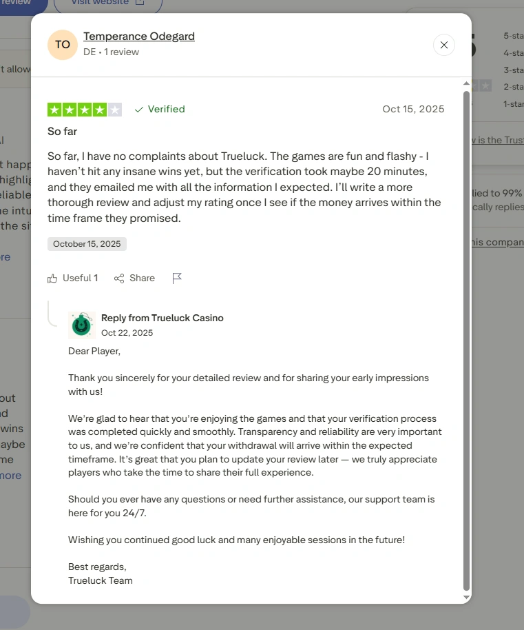 trueluck review